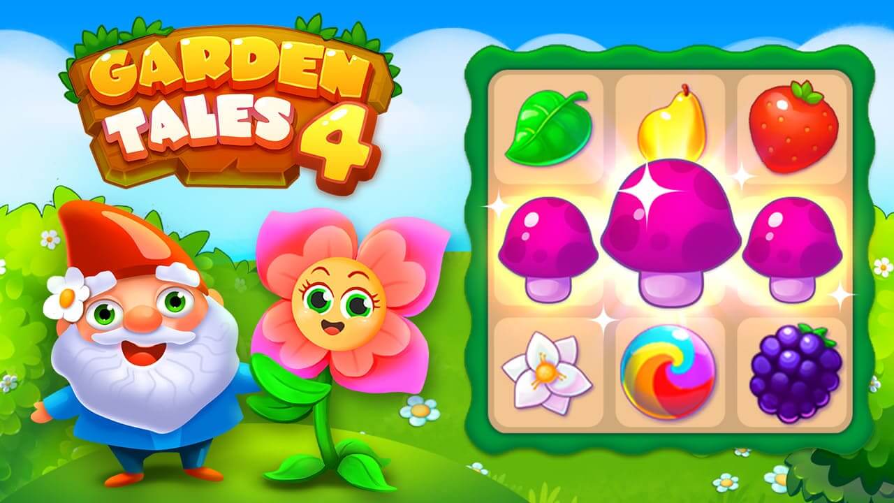 Garden Tales 4: Combinação de 3! - Jogue no Game XD